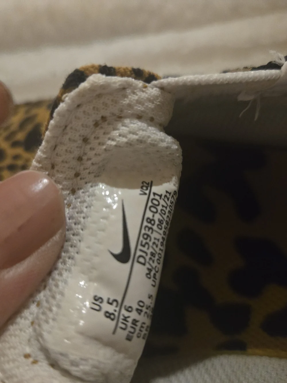 Nike kids slip